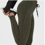 Aerie NEW Offline Houndstooth Green Check Leggings Fall Athletic Athleisure NWT Photo 1