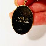 Kate Spade  Oval Pave Script “A” One In A Million Pendant Gold Tone Necklace Photo 5