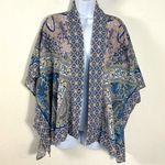 Anthropologie Bl-nk London Aletha Cropped Kimono One Size Bohemian Summer Photo 6