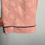 Juicy Couture Juicy by Pink Velour Embellished Logo Pull On Pajama Sweatpants Photo 1