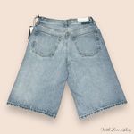 RE/DONE NWT  medium wash low rise baggy skater denim shorts Photo 4