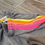 Aviator Nation  Gray 5 stripe neon Sweatpants size small joggers HTF Photo 2