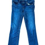 American Eagle  for aerie Women's Size 6 Artist Cropped Low Rise Denim Blue Jeans Photo 0