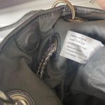 Elliot Luca Elliott Luca Silver Pewter Metallic Leather Drawstring Large Bucket Bag Photo 7