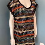 Free People  New Romantics Rainbow Crochet Top MD Photo 2