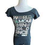 Ecko Womens  Cinched And Sequins Graphic Tee - Sz XS Photo 0