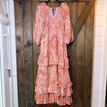 Monsoon NWOT  Laetita Ruffle Tiered Maxi Dress Photo 5