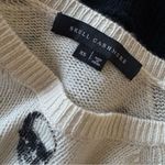 Skull Cashmere Dip Dye Ombre Skull Print Sweater Size XS Photo 7