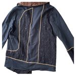 VINTAGE 90s PARSLEY & SAGE Asymmetrical Cardigan Jacket Black Size L Photo 3