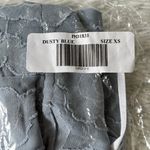 Lulus  Women’s Days of Beauty Dusty Blue Burnout Floral Skater Dress XS Photo 4