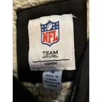 PITTSBURGH STEELERS Hoodie Zip up Jacket Women's‎ medium Sherpa Lining Black Photo 2