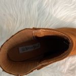 Nature Breeze Women’s New Faux Suede Chunky Heel Bootie -Tan Size 8.5 Photo 6