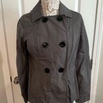 Old Navy  Gray Double-Breasted Pea Coat size M Photo 0