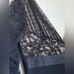 Carmen Marc Valvo Black Illusion Lace Cocktail Dress Mad Men Goth Old Money Sz 8 Photo 11