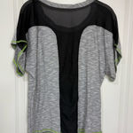 Trina Turk gray and black sheer top size XS Photo 0