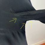 Aritzia Wilfred Black Silk Long Sleeve Shirt Dress Photo 5