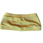 Urban Outfitters yellow gingham bandeau top size small Photo 1