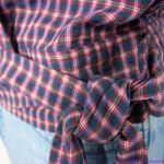 Madewell NEW  Flutter-Sleeve Side-Tie‎ Wrap Top in Plaid, S Photo 10