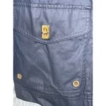 Ralph Lauren  Lauren Dry Goods Navy Coated Canvas Jacket Photo 3