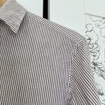 Emily Phillips Nashville USA stripe button down tunic dress White Size L Photo 10