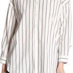 Joie  Poin Ruffle Sleeve Button Down Photo 0