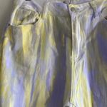 SheIn  Women’s Yellow Purple Tie Dye High Rise Wide Leg Denim Jeans Size 8/10 US Photo 4