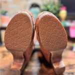 UGG  Lynnea Size 9 Shearling Studded Brown Leather Heel Boots Photo 5