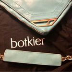 Botkier Linea Tiffany Blue Gold Hardware Crossbody Bag Chunky Chain Turquoise Photo 11
