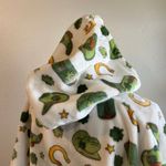 Throwzy Lucky Western Cowgirl Hooded Oversized Soft Lounge Sweater One Size Green Size XL Photo 12