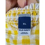 Old Navy  Womens Yellow Gingham Maxi Dress XL Photo 3