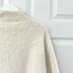 Mersea Iced Latte Cream Chalet Mockneck Fuzzy Knit Kangaroo Pocket Sweater S/M Size undefined Photo 13