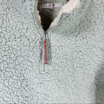 Gray Teddy Sweatshirt Pullover 1/4 zip Small Photo 6