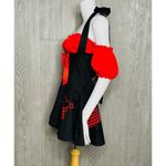 Leg Avenue Steam punk rock black patchwork corset front dress costume cosplay Halloween Photo 6