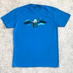 Game of Thrones Cartoon Khaleesi & Dragon Short Sleeve Blue Cotton Tee Shirt M Size M Photo 1