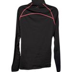 Under Armour Women’s Black and Pink 1/4 Zip Long Sleeve Athletic Top L Photo 2