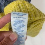 Boden size 4 small Women's Turtleneck Sweater knit color block Blue Photo 3