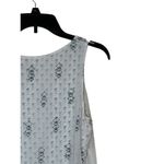 White House | Black Market WHBM Women Tank Top Lined Mix Abstract Print Sheer Chiffon Layered Lo High Small Photo 7