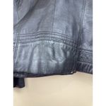 a.n.a Vintage  Women’s XL Black Genuine Lambskin Leather Motorcycle Biker Jacket Photo 8