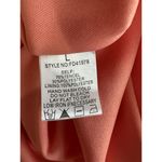 NWT Colesta Orange Dress Ruffle Large Open Back With Tie Stunning Photo 4