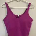 Lululemon  Align Tank, Cropped Racerback - Vivid Plum, C/D Cup, Size 10 Photo 0