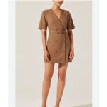 ASTR ‎ the Label Belted Wrap Dress Size Large Photo 1