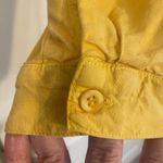 Cloth & Stone Anthropologie  Landry Buttondown gold Blouse Shirt Sz Small Photo 7