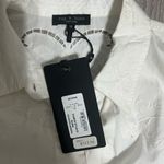 Rag and Bone  Ivory Belted Short Sleeve Romper | Size 12” Photo 6