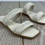 Dolce Vita Women's Inya Braided Womev Strap Flat Sandals 6.5 Ivory $100 Photo 0