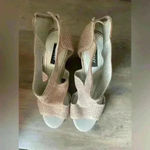 DKNY Women’s Upper Soft Leather With Thick Heels Wedge Shoes Size 10 Photo 5