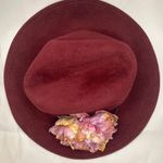 Rare! Gianfranco Lotti Firenze Wool Felt Hat with Flowers Photo 1