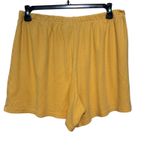 Bobbie Brooks Yellow Lounge Sleep Shorts Woman XL 18w Elastic Waist 4.5 Inseam Photo 4