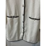 Alexia Admor Women's  Zayla Long Sleeve V-Neck Tweed Dress White Size 12 Photo 4