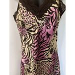 Whispers Animal and Floral Print Chemise Purple Photo 3
