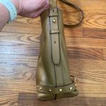 Rebecca Minkoff  Jett Leather Bucket Bag Crossbody in Military Photo 4